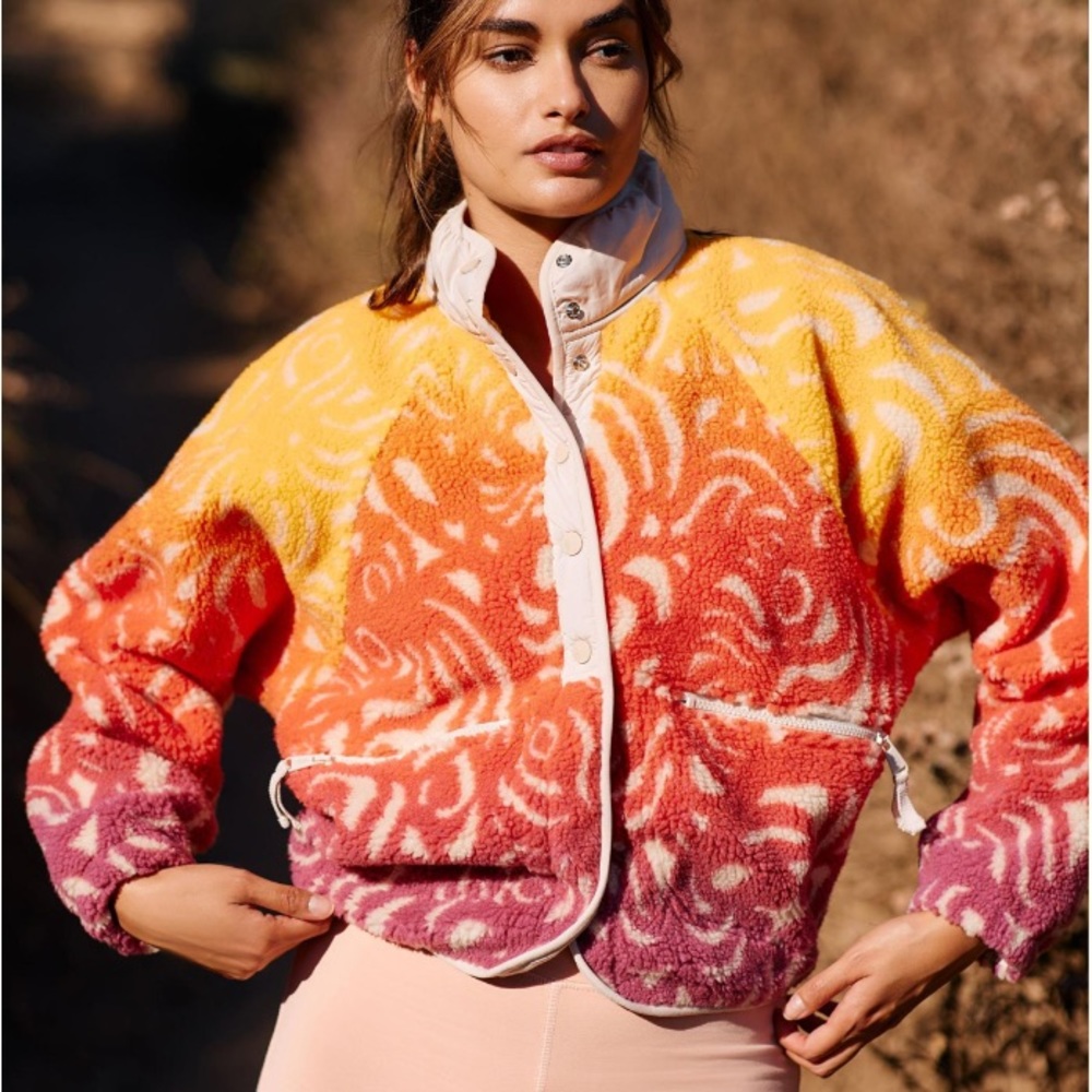 Free People FP Movement Rocky Ridge Fleece Jacket